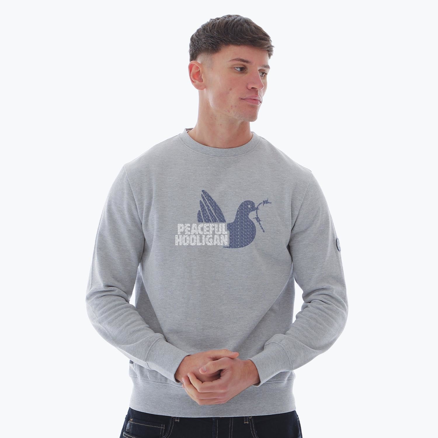 PODDOVEPRESTNTHENDATHLSWTMRLGREYBUND_Marl_Grey_Preston_Dove_Sweatshirt_1
