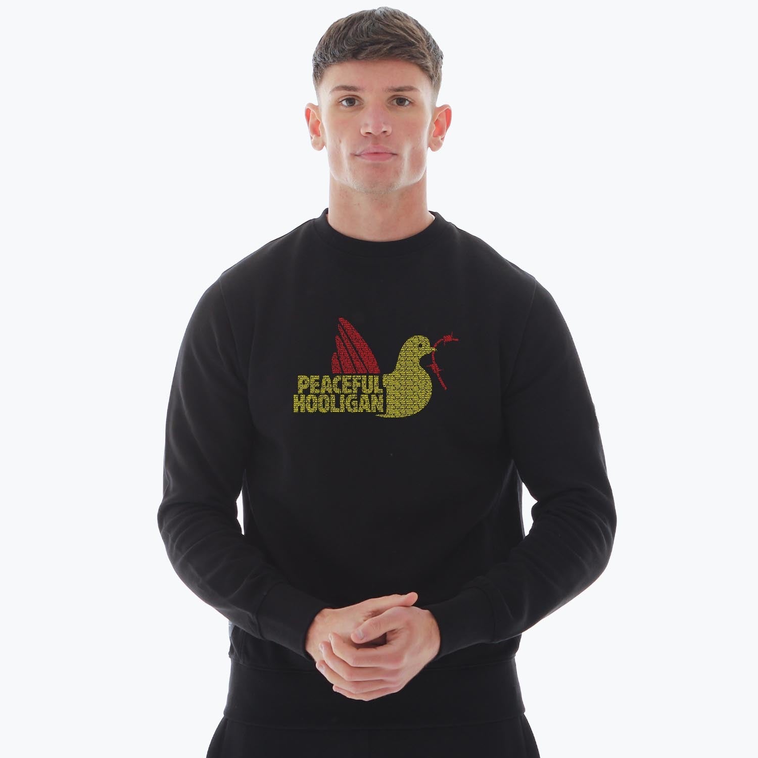 PODDOVEWATFRDATHLSWTBLKBUND_Black_Vicarage_Road_Dove_Sweatshirt_1