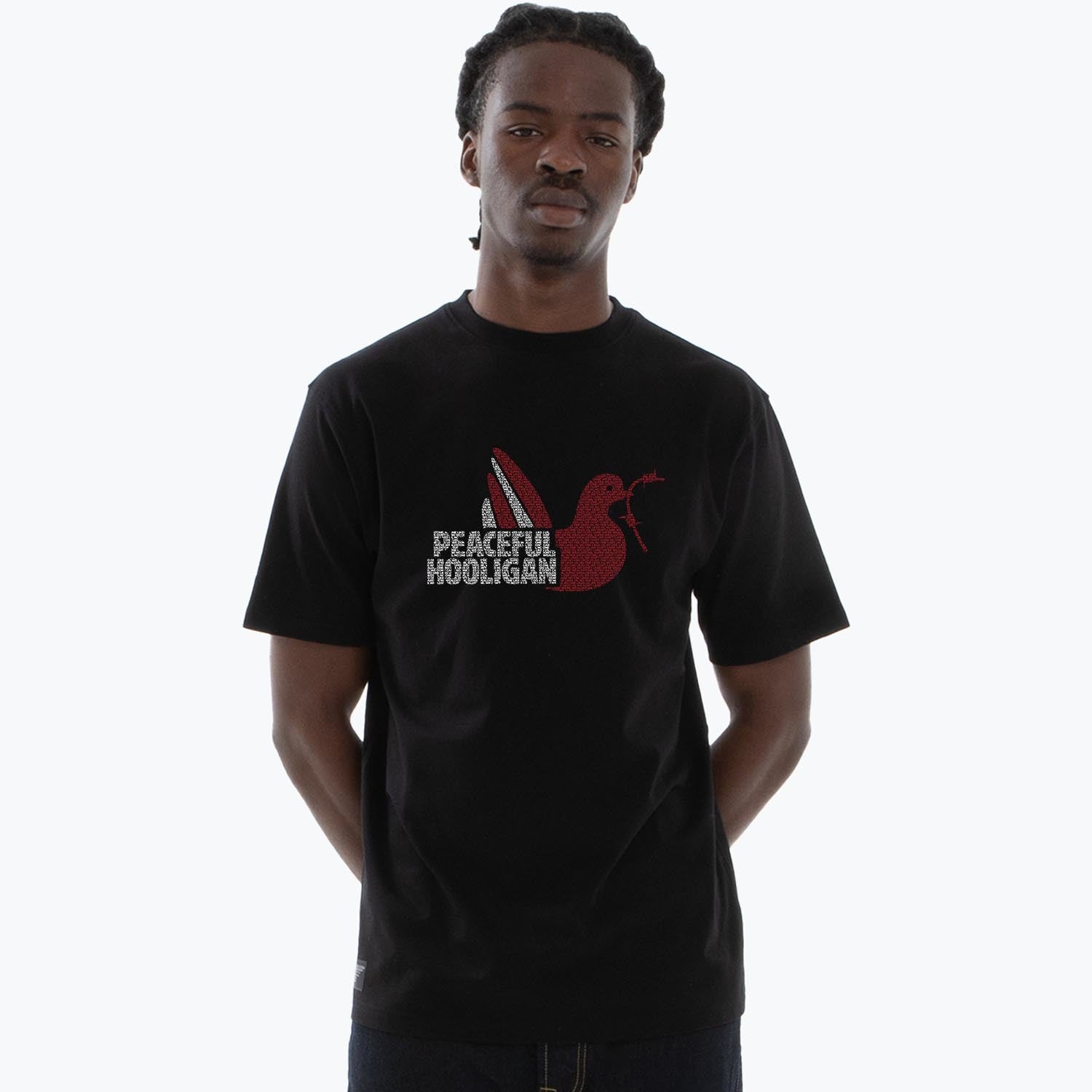 PODDOVEWOKINGTEEBLKBUND_Black_Woking_Dove_T-Shirt_1