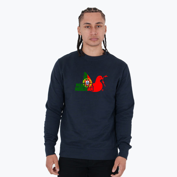 Portugal Dove Sweatshirt Navy - Peaceful Hooligan 