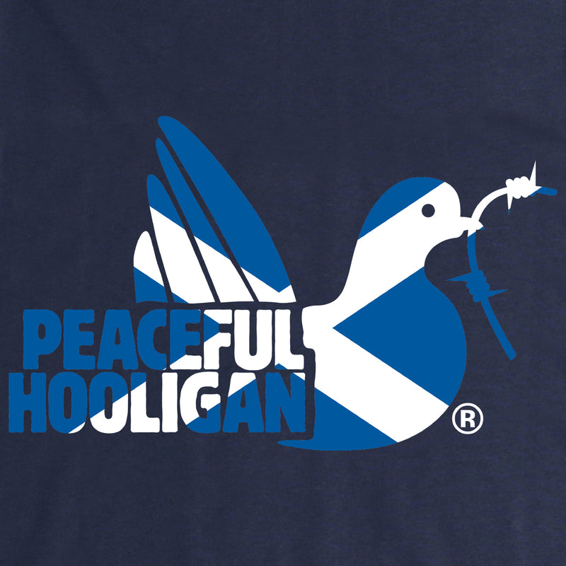 Scotland Dove Hoodie Navy - Peaceful Hooligan 