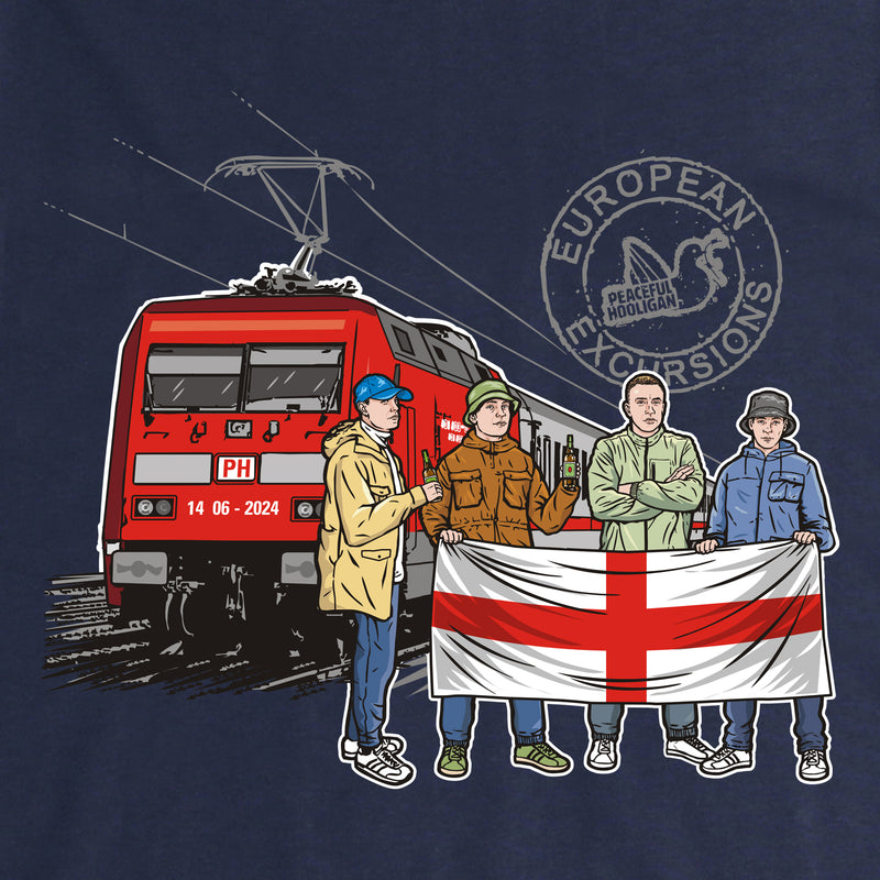 England Excursions T-Shirt Navy