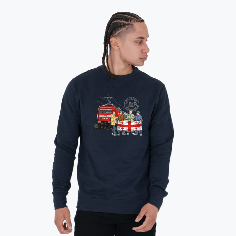 Georgia Excursions Sweatshirt Navy - Peaceful Hooligan 