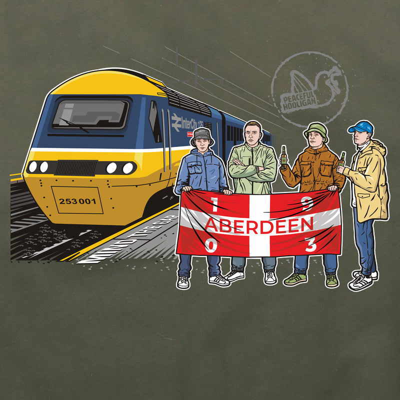 Aberdeen Excursions Hoodie Olive