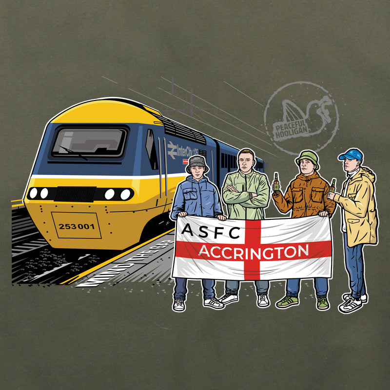 Accrington Excursions Hoodie Olive