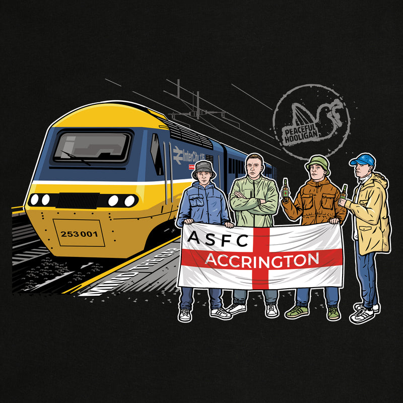 Accrington Stanley Excursions Sweatshirt Black - Peaceful Hooligan 