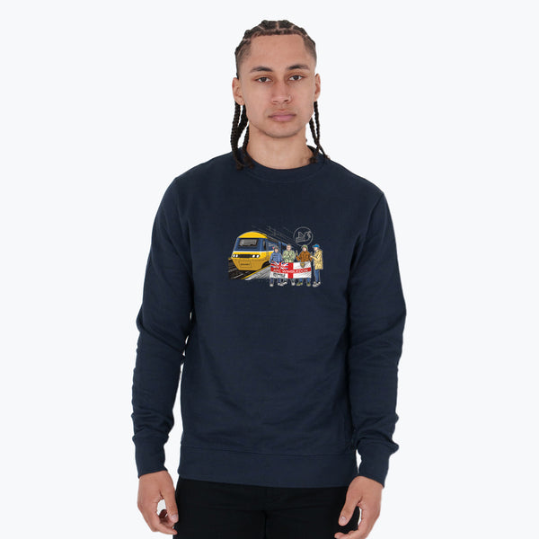 AFC Wimbledon Excursions Sweatshirt Navy - Peaceful Hooligan 