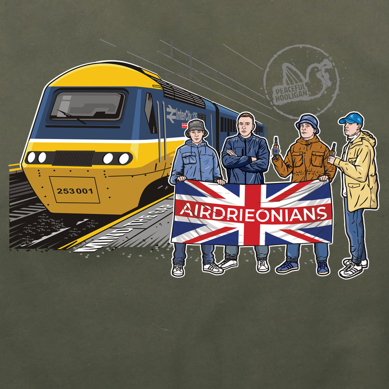 Airdrieonians Excursions Hoodie Olive