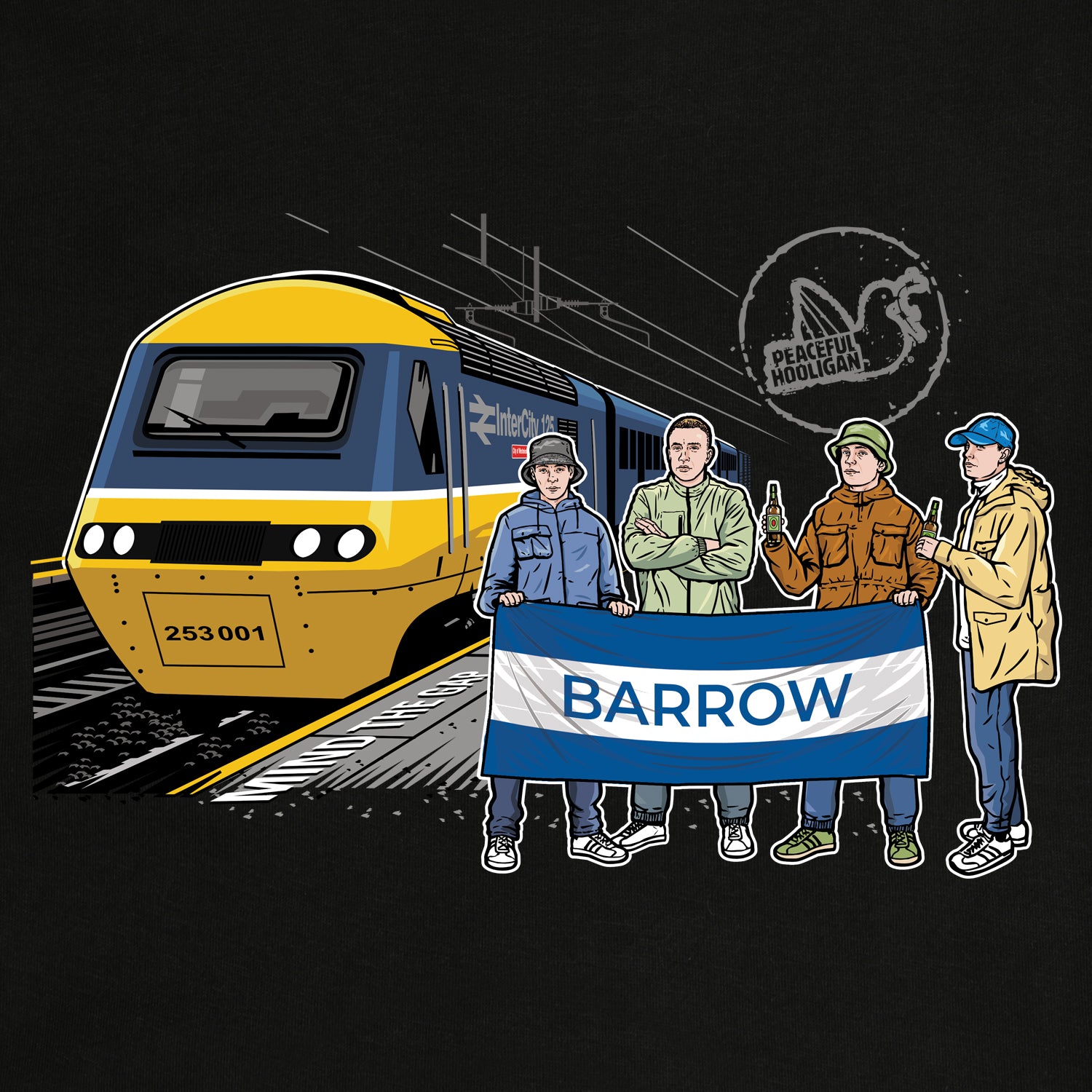Barrow Excursions Sweatshirt Black - Peaceful Hooligan 