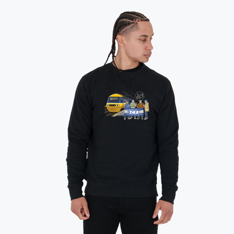 Birmingham City Excursions Sweatshirt Black - Peaceful Hooligan 