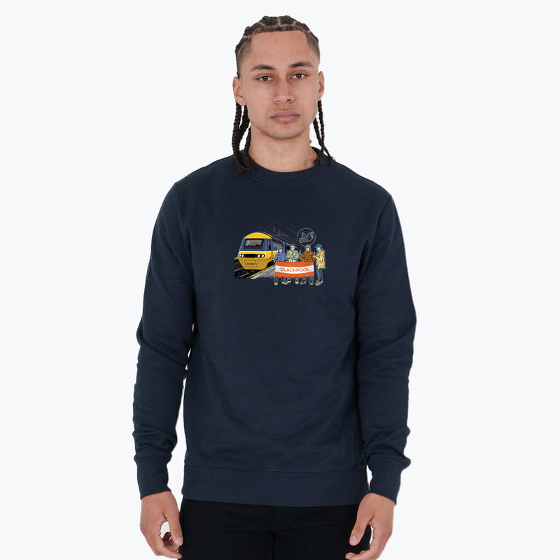 Blackpool Excursions Sweatshirt Navy