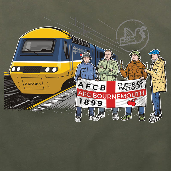 Bournemouth Excursions Hoodie Olive