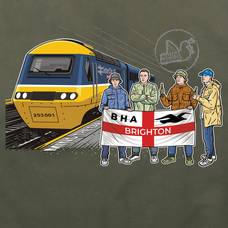 Brighton & Hove Albion Excursions Hoodie Olive