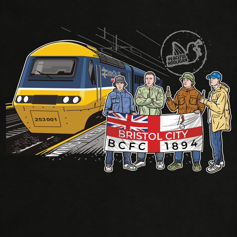 Bristol City Excursions T-Shirt Black