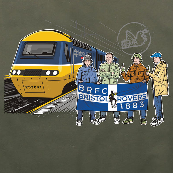 Bristol Rovers Excursions Hoodie Olive