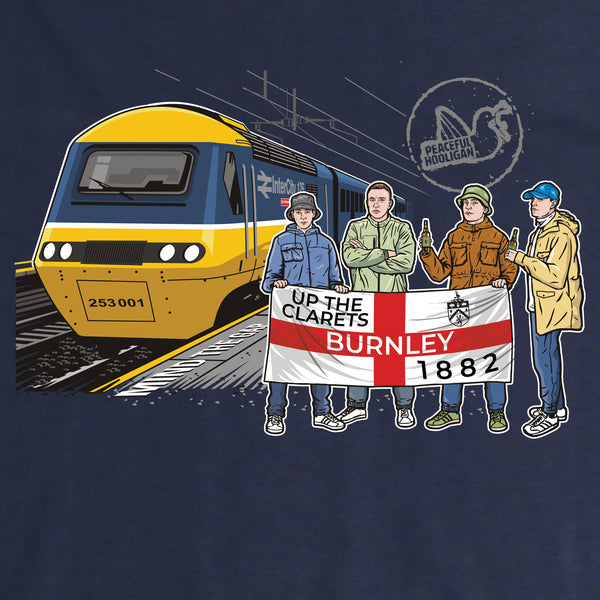 Burnley Excursions Sweatshirt Navy - Peaceful Hooligan 