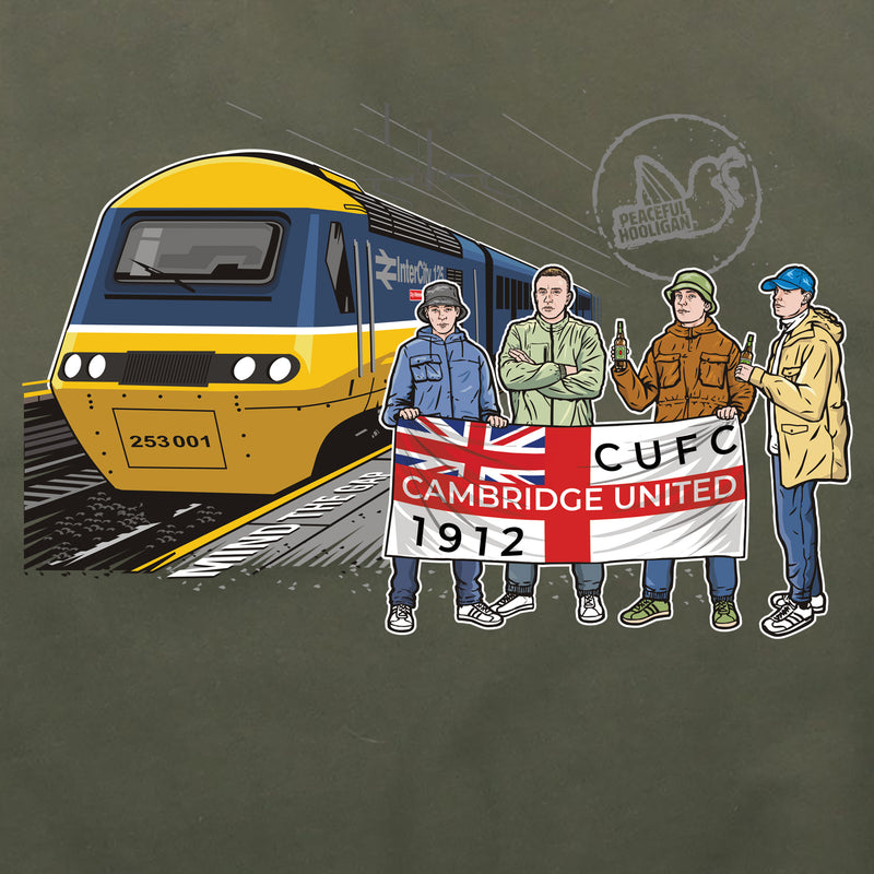 Cambridge United Excursions Hoodie Olive