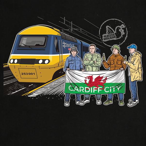 Cardiff City Excursions T-Shirt Black