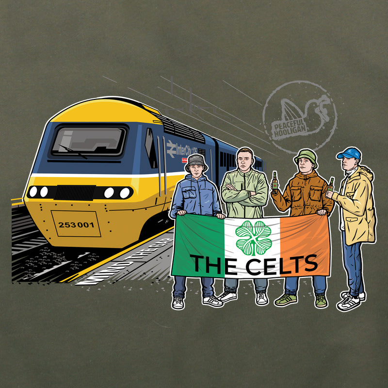 Celtic Excursions Hoodie Olive