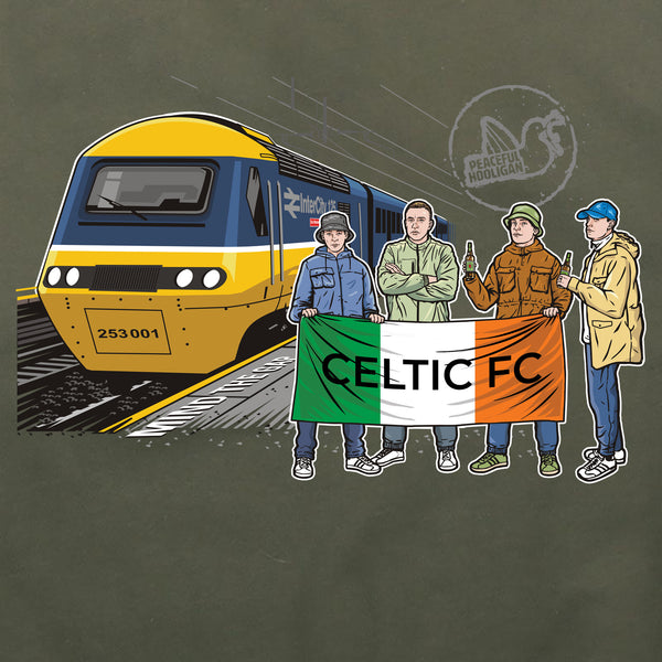 Celtic Excursions Hoodie Olive - Peaceful Hooligan 