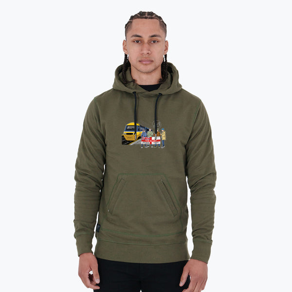 The Blues Excursions Hoodie Olive