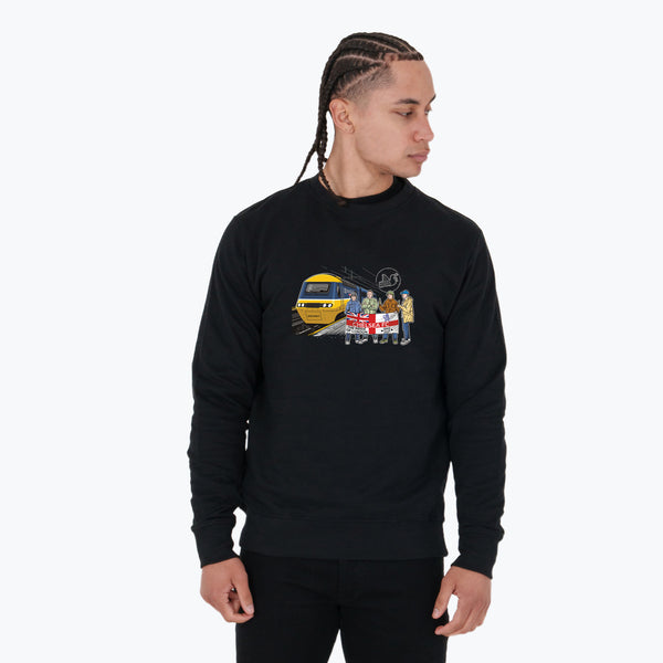 Chelsea Excursions Sweatshirt Black - Peaceful Hooligan 