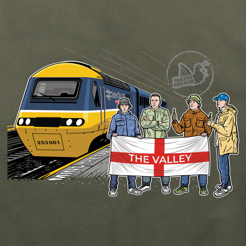 The Valley Excursions Hoodie Olive