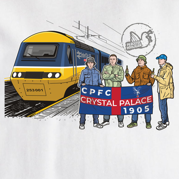 Crystal Palace Excursions T-Shirt White - Peaceful Hooligan 