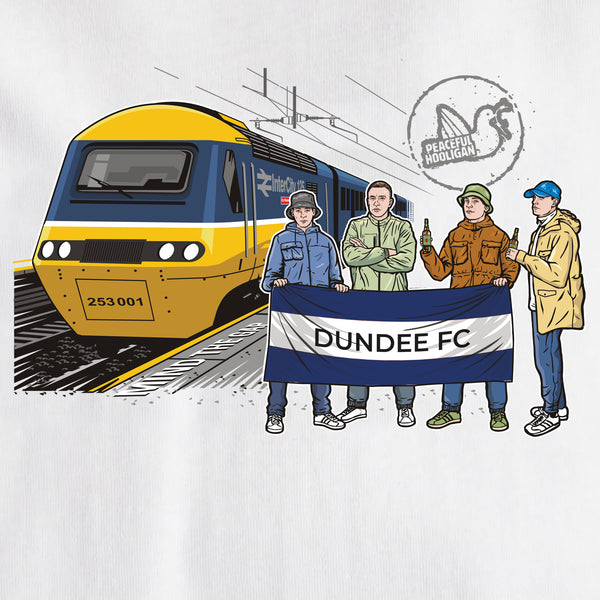 Dundee FC Excursions T-Shirt White - Peaceful Hooligan 