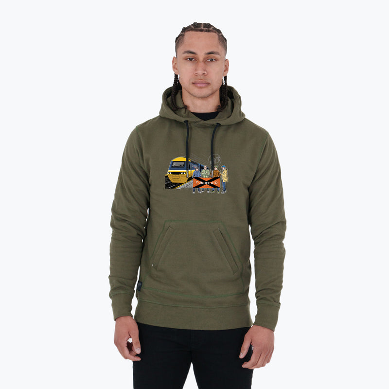 Dundee Utd Excursions Hoodie Olive