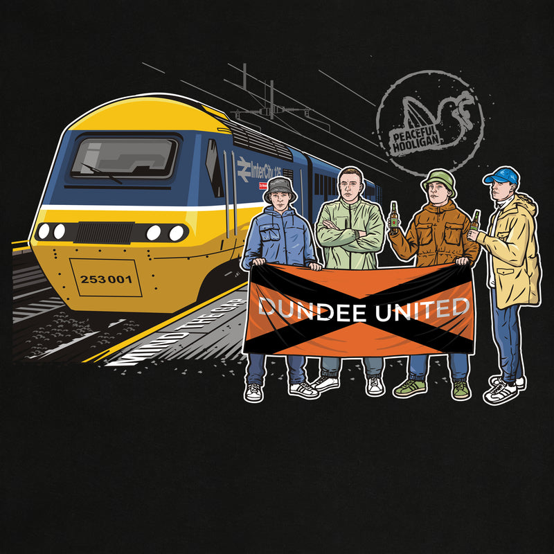 Dundee United Excursions Sweatshirt Black - Peaceful Hooligan 