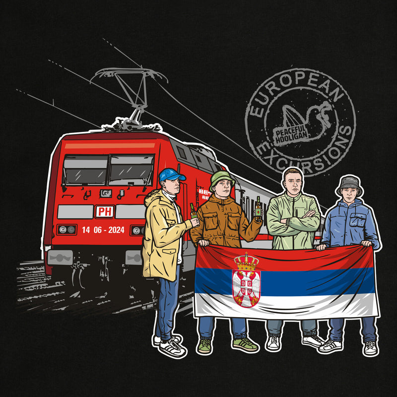 Serbia Excursions T-Shirt Black