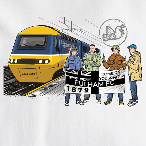 Fulham Excursions T-Shirt White - Peaceful Hooligan 