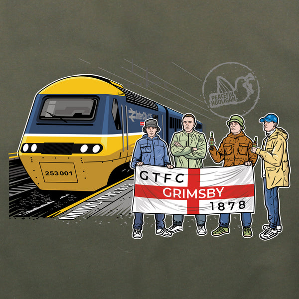 Grimsby Excursions Hoodie Olive