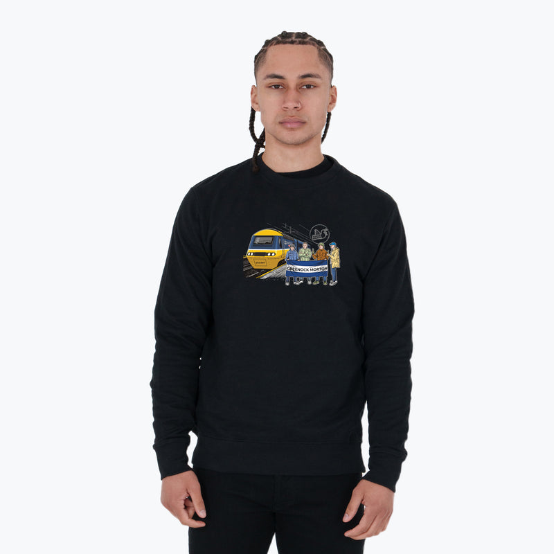 Greenock Morton Excursions Sweatshirt Black