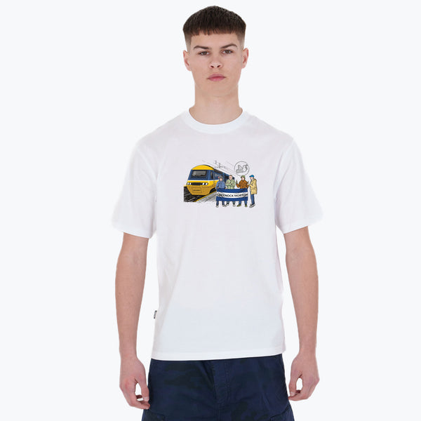 Greenock Morton Excursions T-Shirt White - Peaceful Hooligan 