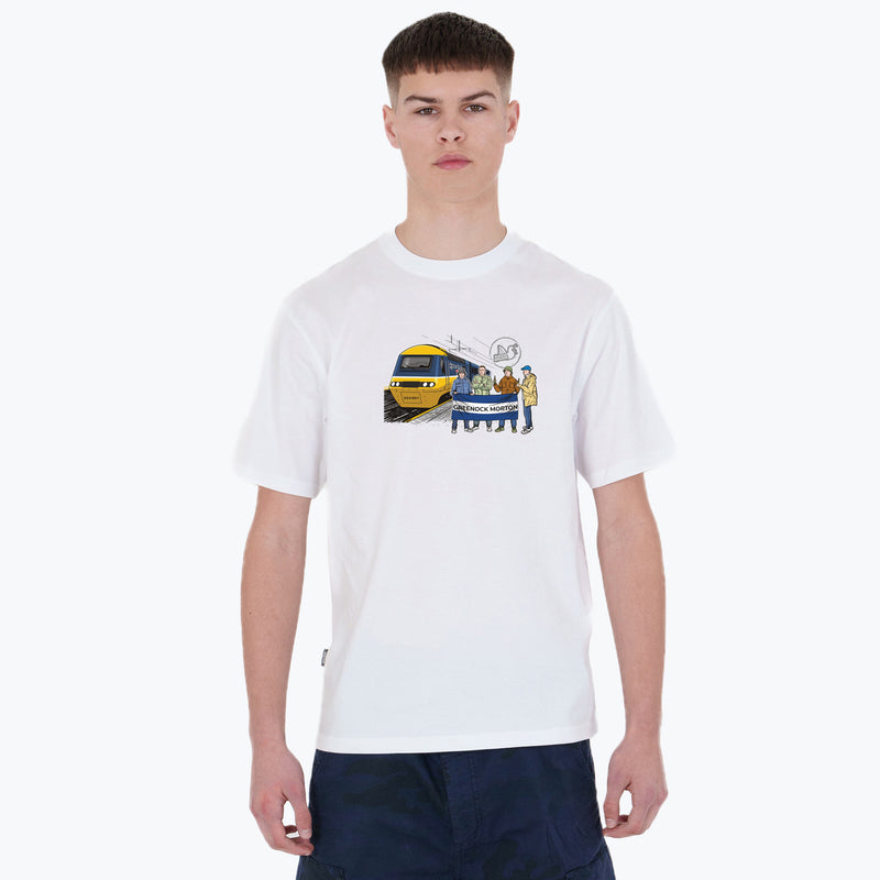 Greenock Morton Excursions T-Shirt White