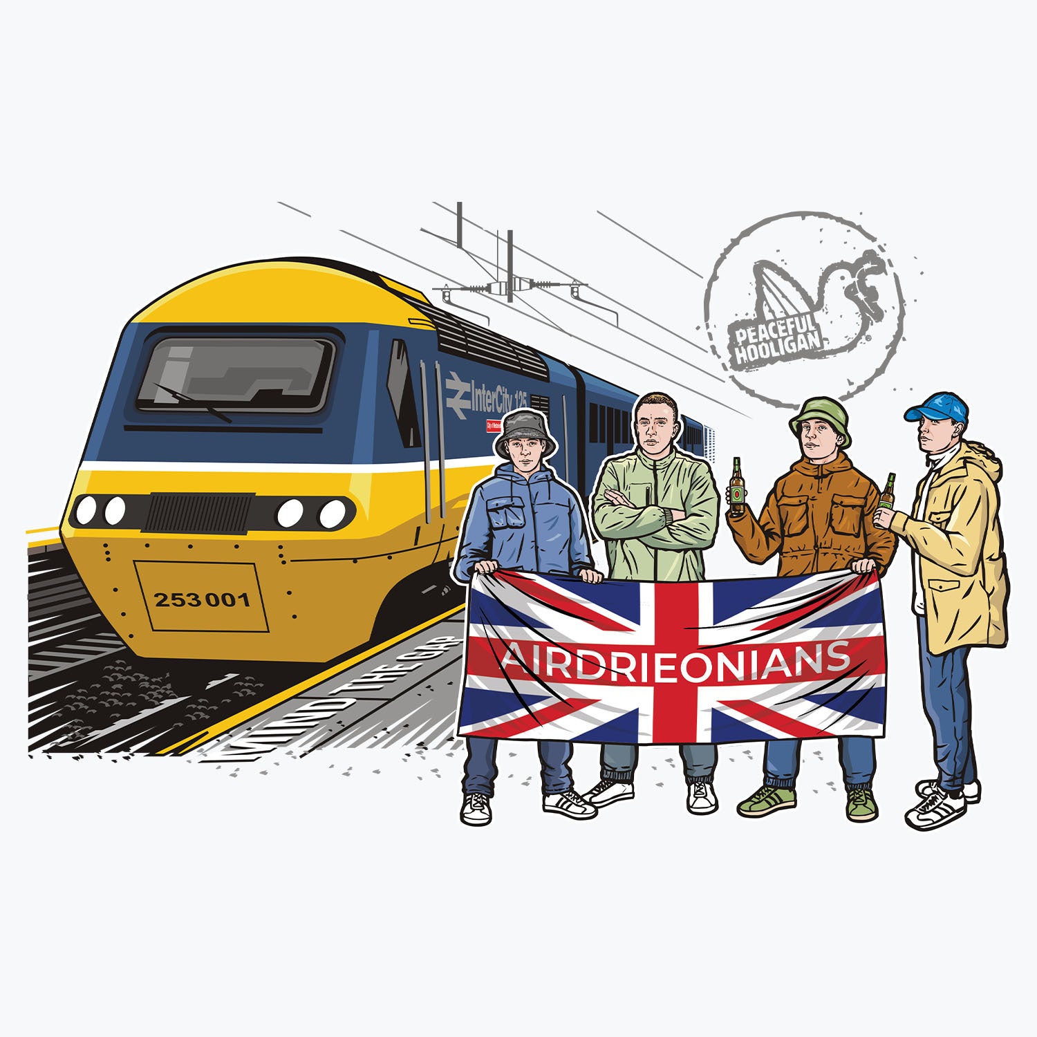 Airdrieonians Excursions Mug White