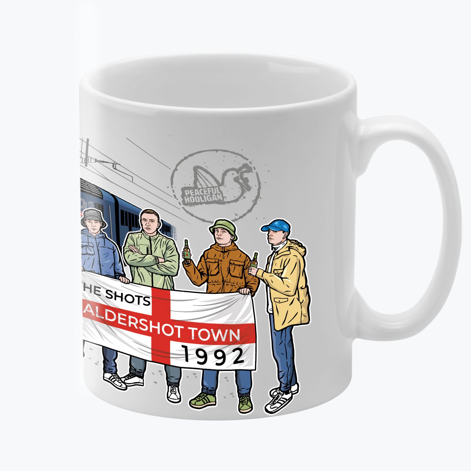 Aldershot Town Excursions Mug White