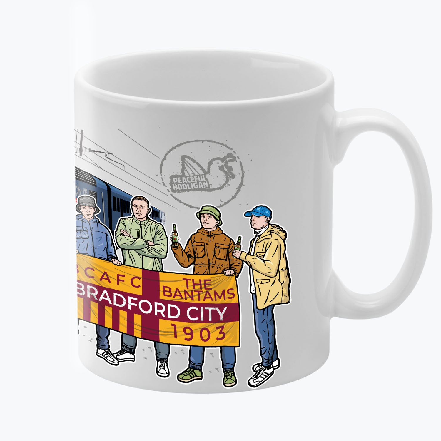 Bradford City Excursions Mug White