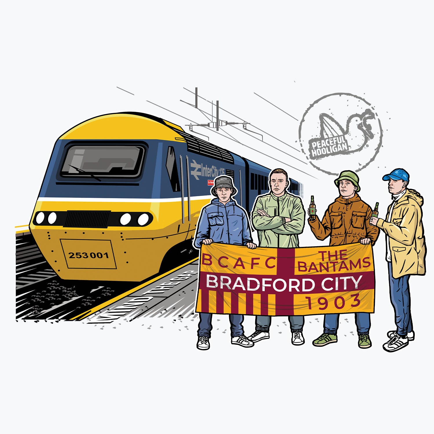 Bradford City Excursions Mug White