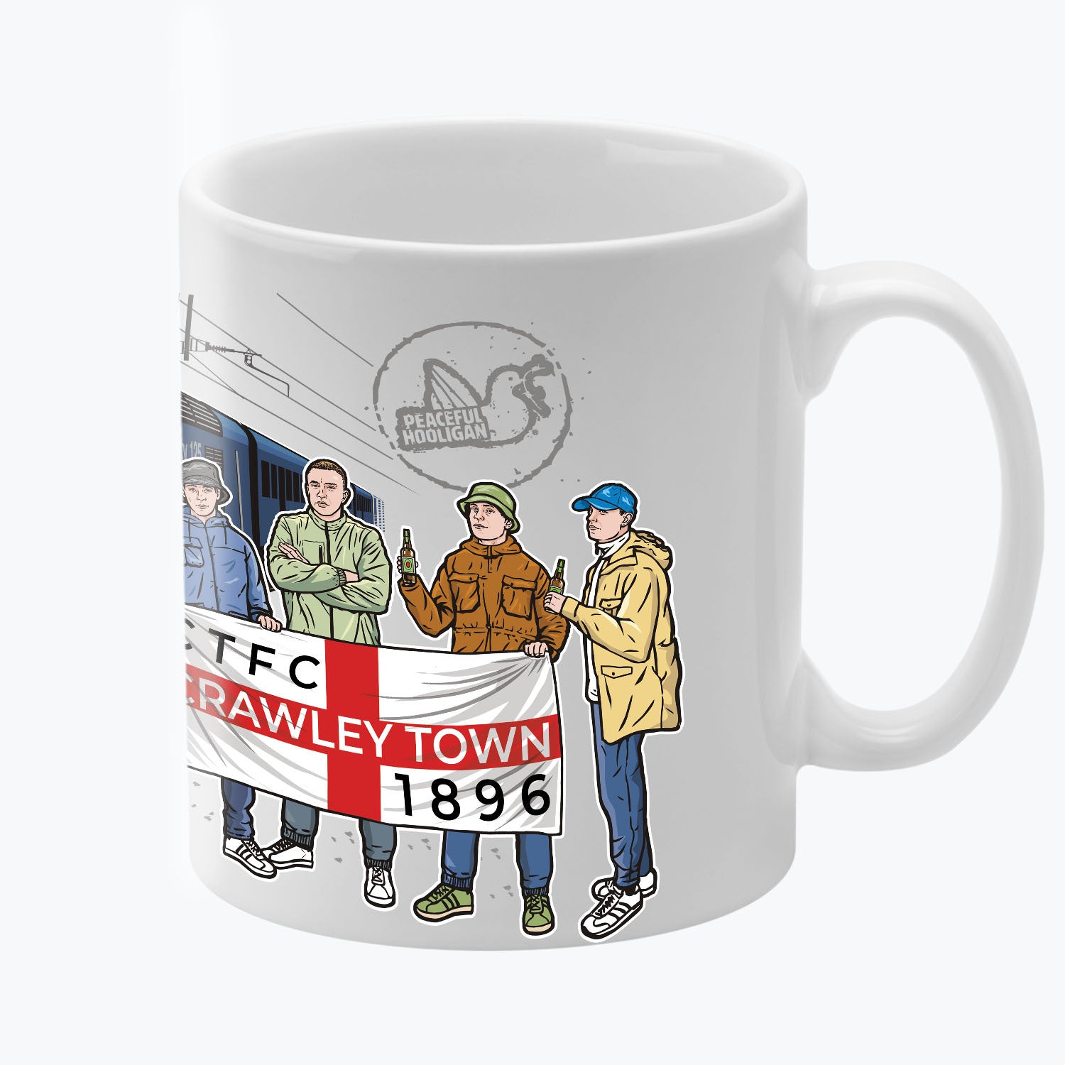 Crawley Town Excursions Mug White