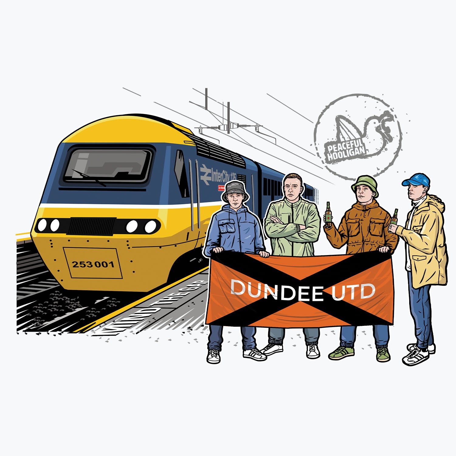 Dundee UTD Excursions Mug White
