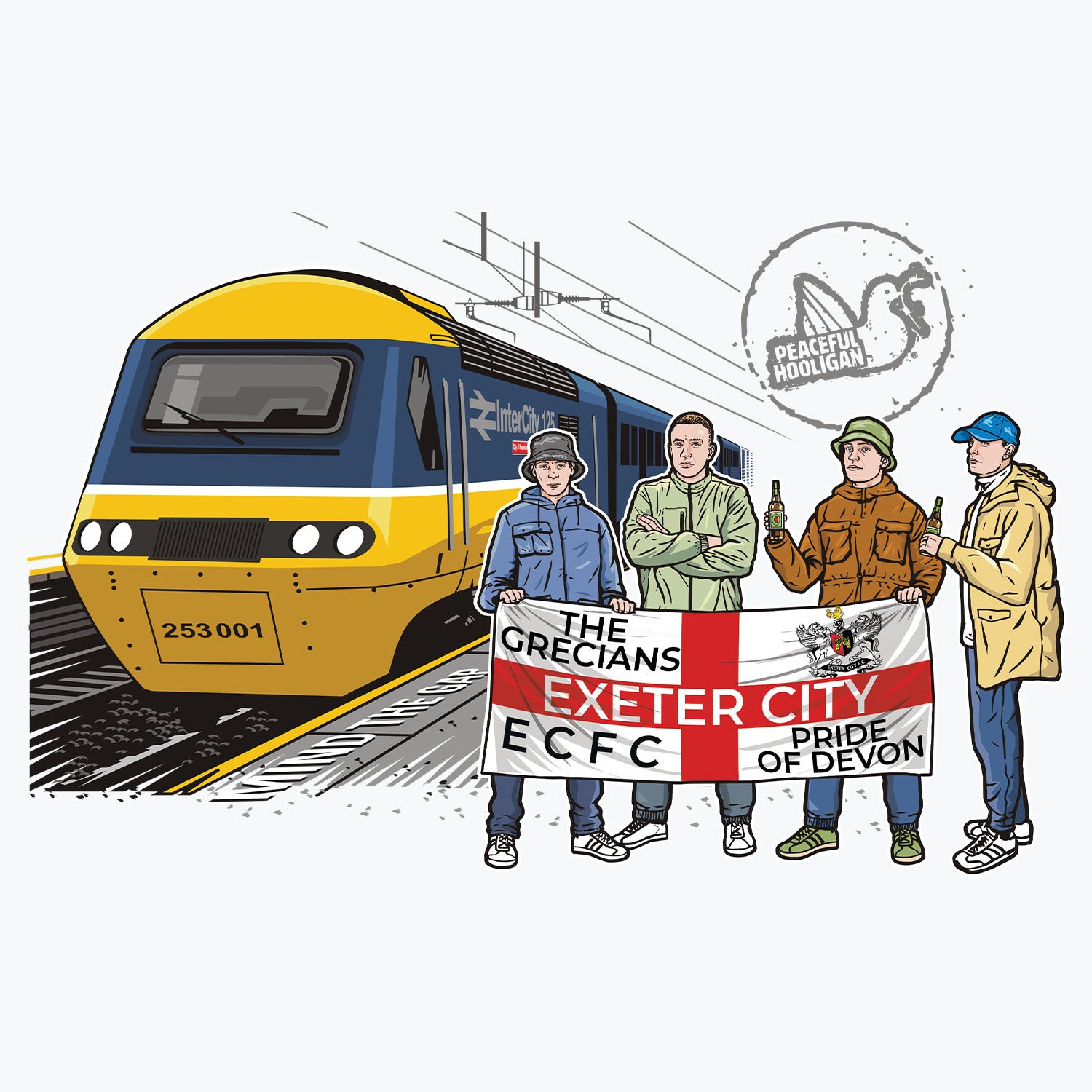 Exeter City Excursions Mug White