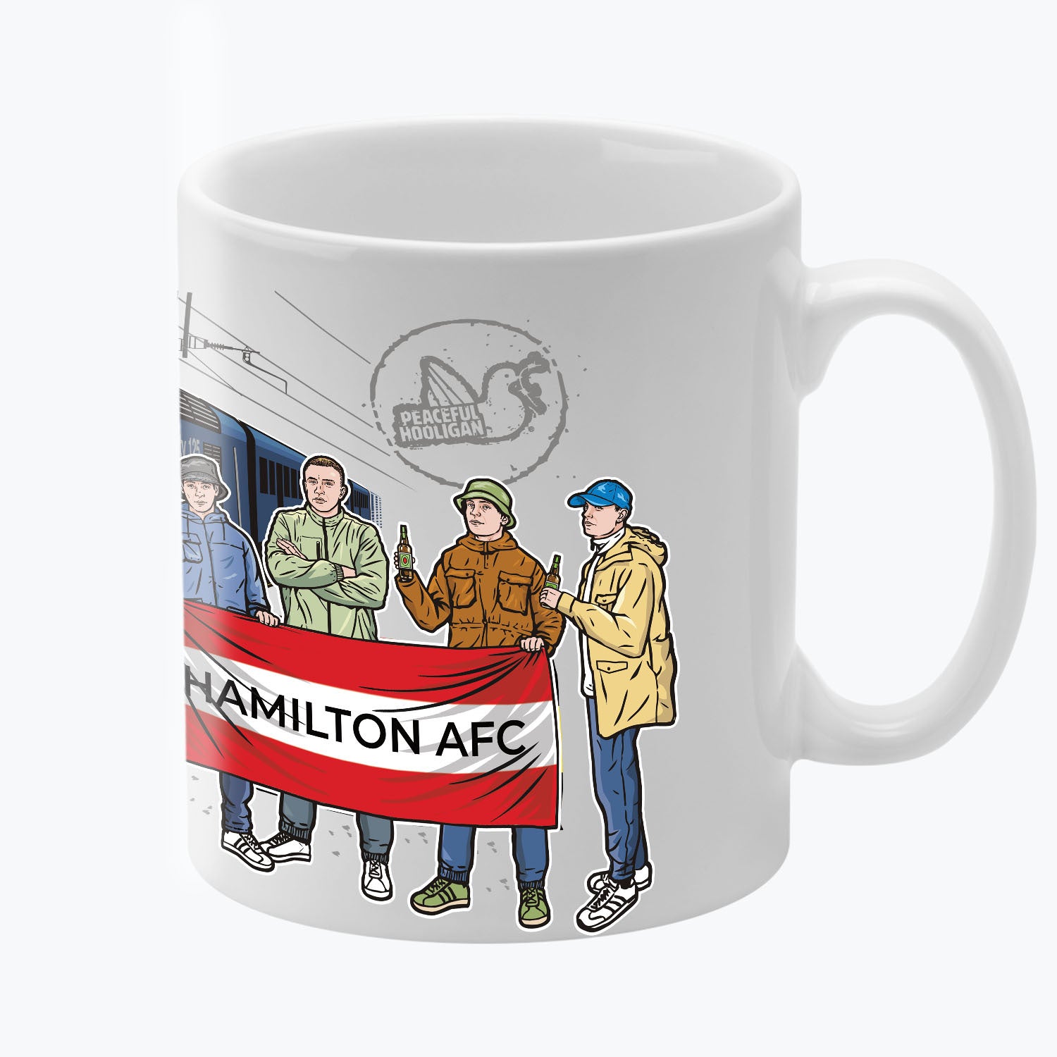 Hamilton Academical Excursions Mug White