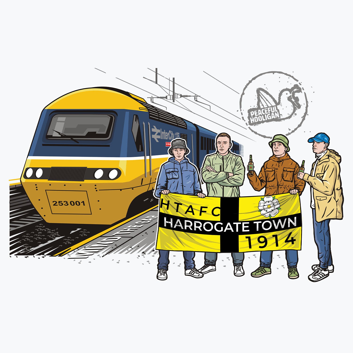 Harrogate Town Excursions Mug White