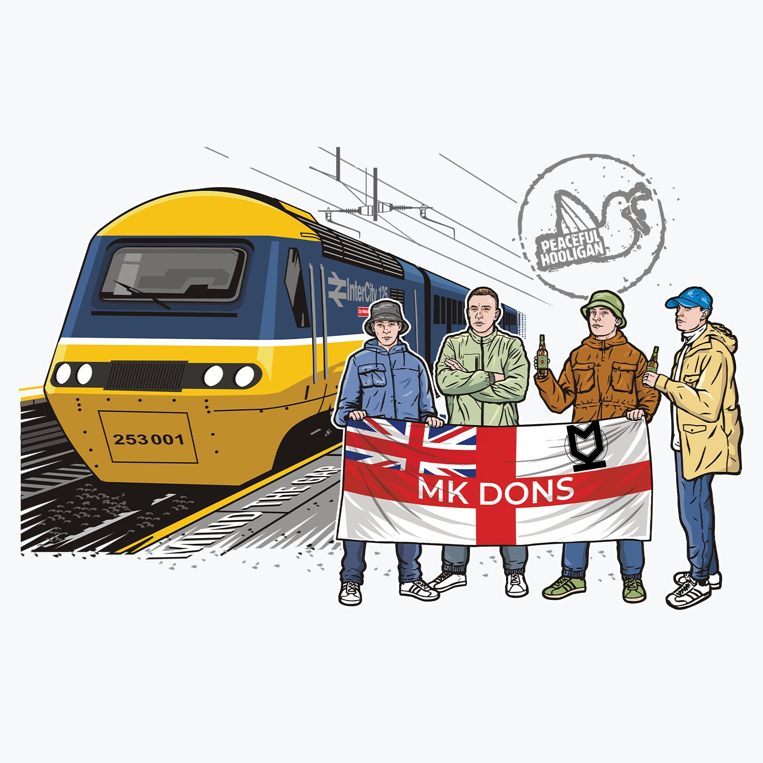 Milton Keynes Dons Excursions Mug White