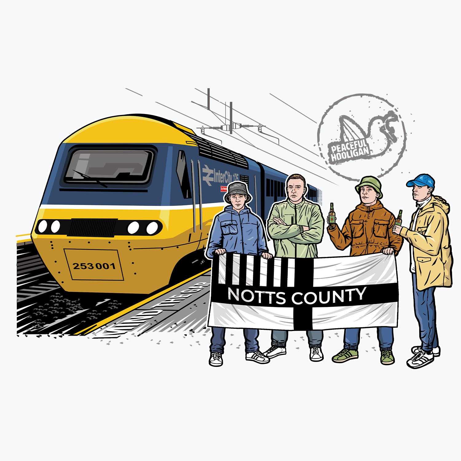 Notts County Excursions Mug White