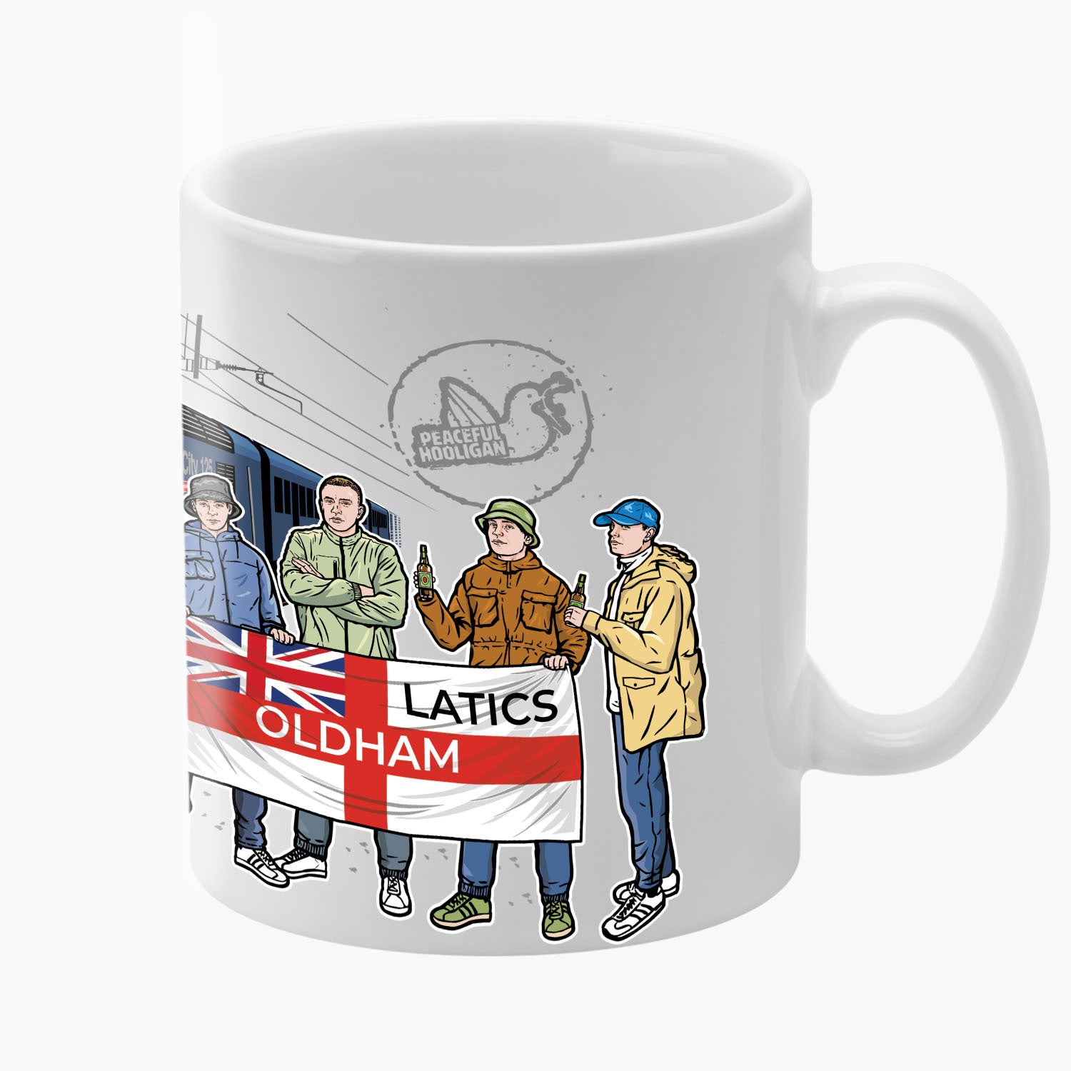 Oldham Excursions Mug White