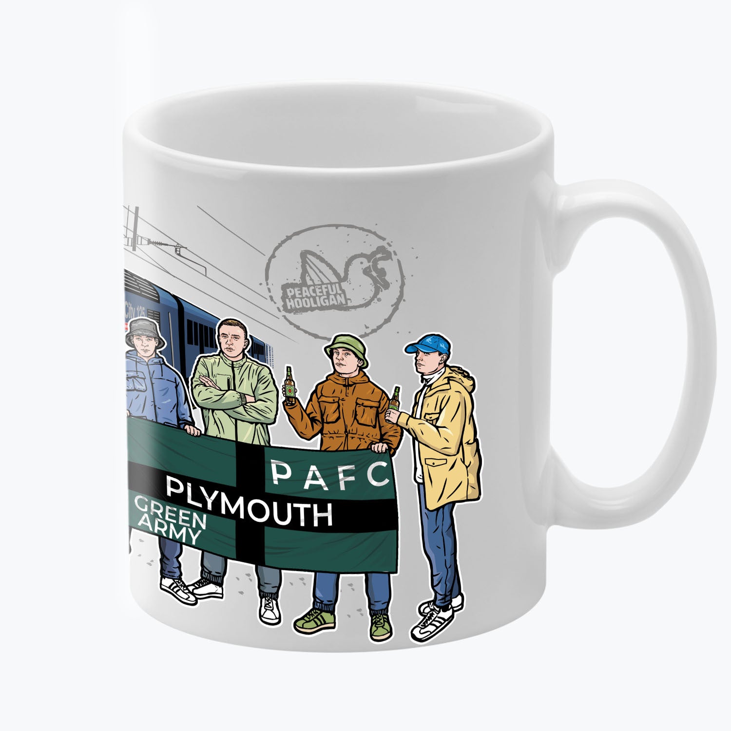 Plymouth Excursions Mug White